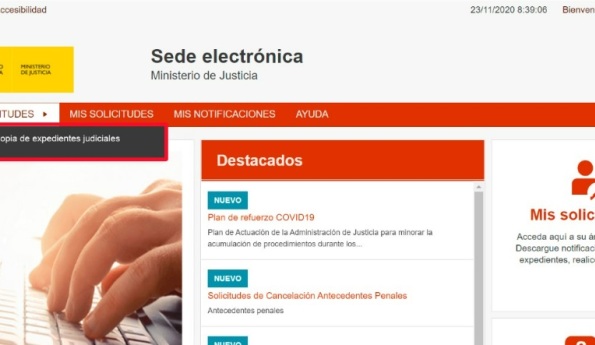 "Acceda",  la plataforma mediante la cual el Ministerio de Justicia ya permite a ciudadanos y empresas acceder al Expediente Judicial Electrónico ya está operativa.