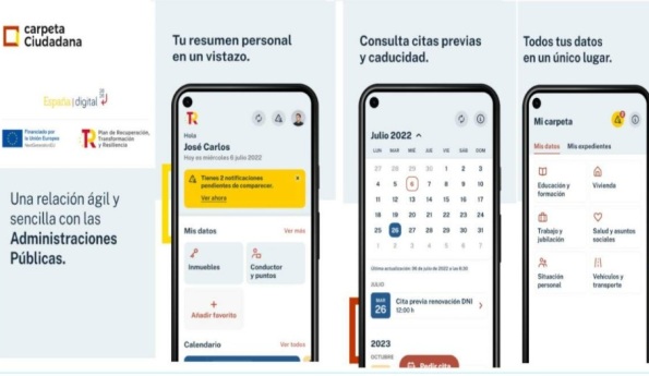 Así es "Mi Carpeta Ciudadana": la app del Gobierno para facilitar y agilizar los trámites públicos